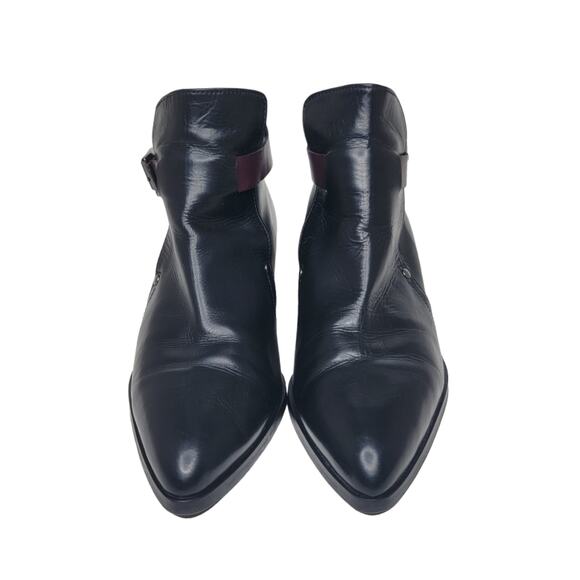 Spice London C. Doux Leather Ankle Boots Tri Color Slip On Made in Spain - Picture 5 of 12